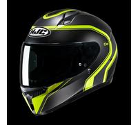 HJC C10 Elie Casco, nero-giallo, taglia XL per maschi