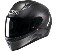 Casco moto integrale Hjc C10 INKA Rosso Nero Grigio S