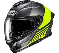 HJC, Casco Moto Integrale C71 MORIX Grey Yellow MC3HSF, L
