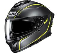 HJC, Casco Moto Integrale C71 QUEZ Black Yellow MC3HSF, L