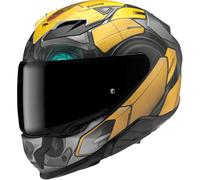 HJC F71 Bumblebee Hasbro Casco, grigio-giallo, taglia M per maschi