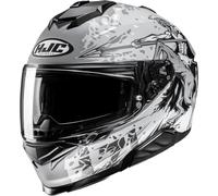 HJC Casco Moto Integrale i71 TAURUS MC10SF Nero-Grigio Taglia L