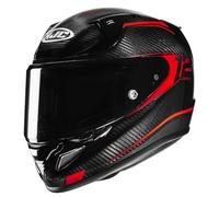 HJC RPHA 12 Carbon Keres Casco, nero-rosso, taglia L per maschi