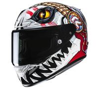 HJC, Casco Moto Integrale RPHA 12 KEPINA White/Red MC1, L