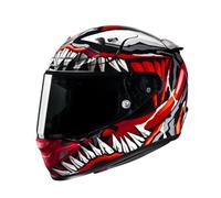 HJC RPHA 12 Maximized Venom Marvel Casco, nero-bianco-rosso, taglia XS per maschi