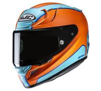 HJC, Casco Moto Integrale RPHA 12 RESPON MC27SF Orange/Blue, XS