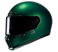 HJC V10 Solid Casco, verde, taglia M