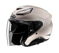 HJC, Casco Moto Jet F31 SOLID Semi Flat Sand Beige, S