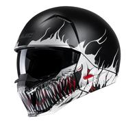 HJC i20 Scraw Casco Jet, nero-grigio, taglia M per maschi