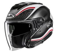 HJC Casco Jet i31 DEPE MC1 Nero-Bianco-Rosso XL