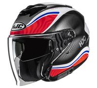 HJC Casco Jet i31 Depe MC21 Rosso/Nero/Bianco M