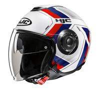 Casco i40N VELU Bianco Rosso Blu HJC - UE: L