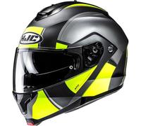 HJC, Casco Moto Modulare C91N JYN Grey Yellow MC3HSF, S