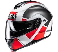 HJC, Casco Moto Modulare C91N JYN White Red Silver MC1, S