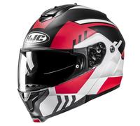 HJC Casco Modulare C91N Kaon MC1SF Nero-Bianco-Rosso Taglia L