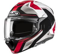 HJC Casco modulare F100 BIOS MC1 Rosso Taglia XS