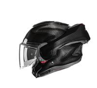 HJC, Casco Moto Modulare F100 CARBON Black, XXL