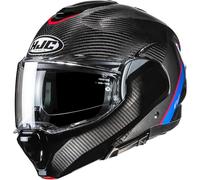 HJC, Casco Moto Modulare F100 CARBON STAN MC21, M