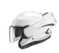 HJC, Casco Moto Modulare F100 UNI Pearl White, XXL