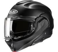 HJC, Casco Moto Modulare F100 UNI Semi Flat Black, M