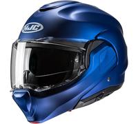 HJC, Casco Moto Modulare F100 UNI Semi Flat Metallic Blue, L