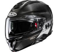 HJC, Casco Moto Modulare RPHA 91 CARBON ELIG Silver Carbon MC5, XXL