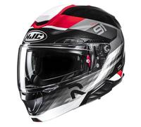 HJC Casco Moto Modulare RPHA 91 MADAL MC1 Nero/Rosso XL