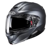 HJC, Casco Moto Modulare RPHA91 SOLID Semi Flat Anthracite, L