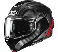 Casco F100 CARBON STAN Nero Rosso HJC - UE: S