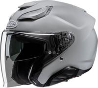 HJC F31 Solid Casco Jet, grigio, taglia XS 54 55 per maschi