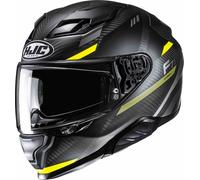 HJC F71 Carbon Esira Casco, nero/giallo, Taglia S (55/56)