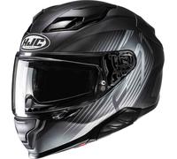 HJC F71 Catos Casco, nero-grigio, taglia XL per maschi