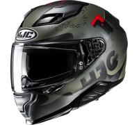 Casco F71 FACO Verde Opaco HJC - UE: 2XL