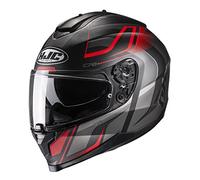 HJC Helmets CASCO C70 LANTIC MC1SF M, nero/antracite/rosso