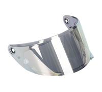 HJC HJ-35 Rpha 1 Argento Iridium Specchio Gara Visiera W Strappare Pegs Pinlock