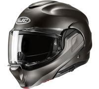 HJC, Casco Moto Modulare F100 UNI Semi Flat Titanium, M