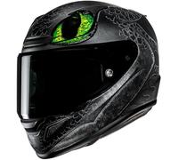HJC, Casco Moto Integrale RPHA 12 TOOTHLESS II UNIVERSAL Black/Green MC4SF, M