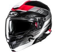 HJC Casco Moto Modulare RPHA 91 MADAL MC1 Nero/Rosso XL