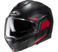 HJC i100 Beis Casco, nero-rosso, taglia S per maschi