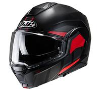 HJC i100 Beis Casco, nero-rosso, taglia M per maschi