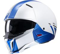 HJC i20 Batol Casco Jet, bianco/blu, Taglia XL (60/61)
