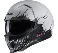 HJC i20 Scraw Casco Jet, grigio/nero, Taglia XS (54/55)
