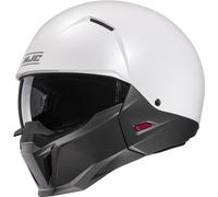 HJC i20 Solid Casco a reazione, Bianco, Taglia XL (60/61)