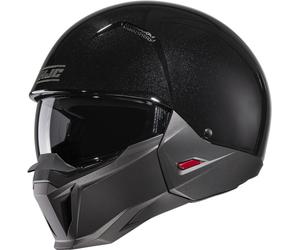 HJC i20 Solid Casco a reazione, nero metallico, Taglia XS (54/55)