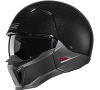 HJC i20 Solid Casco a reazione, nero metallico, Taglia XXL (62/63)