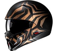 HJC i20 Thorn Casco Jet, nero-oro, taglia XL per maschi