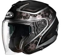 HJC i31 Iona Casco Jet, nero-grigio, taglia M per donne