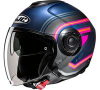HJC i40N Linia Casco Jet, rosa-blu, taglia XS 54 55 per maschi