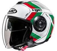 HJC i40N Velu Casco Jet, bianco-rosa-verde, taglia S per maschi