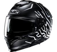 HJC i71 Celos Casco, nero-bianco, taglia M per maschi